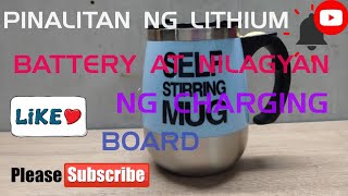 DIY Self Stirring Mug Change Battery Ordinary to Lithium Battery [upl. by Orji270]