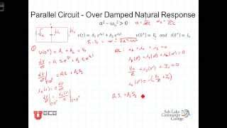 L8 2 1Overdamped Parallel Natural Response [upl. by Lammond926]