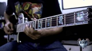 CHRONIC XORN  WRATHS BLACK RAIN OFFICIAL GUITAR PLAYTHROUGH BY SUVAM MOITRA [upl. by Annaicul]