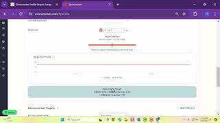 Cronometer new version profile and targets instructions [upl. by Licec611]