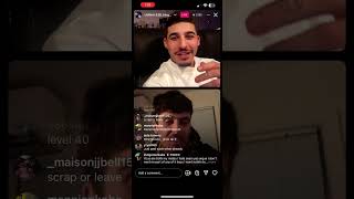 ChillinIT and Huskii beefing on Instagram Live [upl. by Yellah]