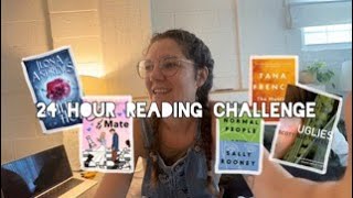 24 Hour Reading Challenge Vlog [upl. by Wilcox]