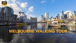 Melbourne Walking Tour  Southbank South Wharf  Ambient Noise [upl. by Rasure805]