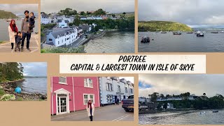 Portree Capital amp Largest Town Isle of Skye isleofskye portree highlands scottishhighlands [upl. by Ahseenak]