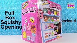 Shopkins SquishDeeLish Series 4 Squishy Full Box Opening Toy Review  PSToyReviews [upl. by Pfeffer426]