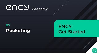 Pocketing  Tutorial 7  ENCY Get Started [upl. by Nylikcaj92]