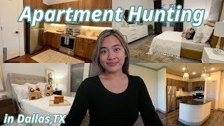 APARTMENT HUNTING IN DALLASTX rent prices  tours [upl. by Ynaffat]