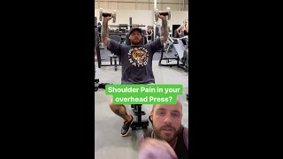 Whats dumbbell overhead press proper form [upl. by Adnohr862]