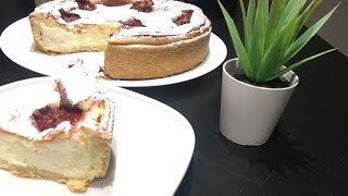 Recette de tarte au fromage blanc facile وصفة ترت الجبن روعة❤️ [upl. by Odlareg855]