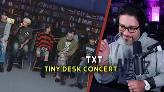 Director Reacts  TXT  Tiny Desk Korea [upl. by Eiroj]