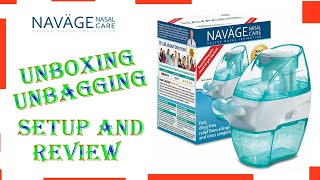 Navage Nasal Care  UnBoxBag Setup and Review [upl. by Ahmed501]