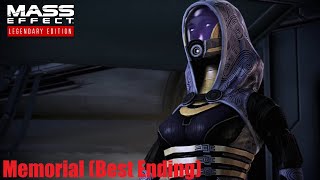 Mass Effect™ Legendary Edition  Memorial The Best Destroy Ending  Tali Romance  No Commentary [upl. by Llednil]