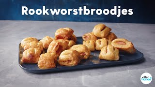 Rookworstbroodjes  Recept  Allerhande [upl. by Kizzee]