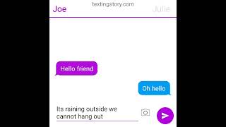 The texting story app Part 2 Joe and Julie [upl. by Esidnac104]