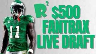 500 Fantrax Live Draft PPR  Drafting From the 4 Slot [upl. by Helms]