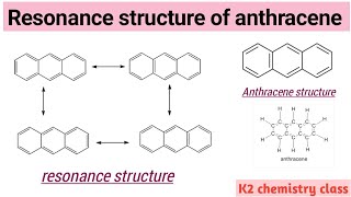 l resonance structure of anthracene l Resonance l chemistry l Anthracene l [upl. by Jacobba790]