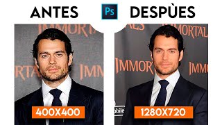 Como Mejorar la Calidad de una imagen🔥 resolucion en Photoshop ✅ Tutorial [upl. by Keller]