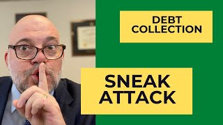 DEBT COLLECTOR SNEAK ATTACK debt collection rules BAN this sneaky practice in 2024 [upl. by Gerfen]