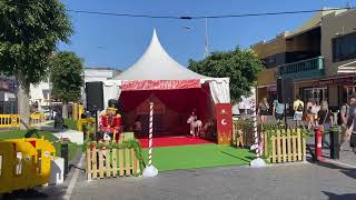 CORRALEJO Main Street Xmas Market amp Stuart Arrives Fuerteventura 2022 [upl. by Adnirol]