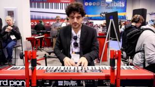 Nord at NAMM 2016  Rachel Flowers Francesco Saglietti Matt Cossey Band and more [upl. by Torrie]