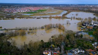 Great Denham Country Park Flood  New Year 2024 [upl. by Gwenette]