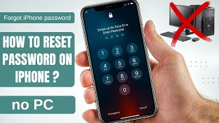 How to reset password on iPhone no computer [upl. by Troth]