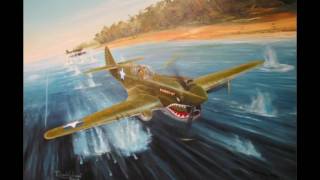 Aviation Art  P40 Warhawk [upl. by Mariele]