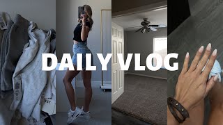 DAILY VLOG moving updates huge aritiza haul empty house tour and more [upl. by Yatzeck]