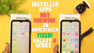 How To Fix Installed Apps Not Showing On Home Screen Android Samsung [upl. by Anilek]