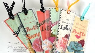 Bookmarks o separadores de librosLatina Crafter [upl. by Ludeman]