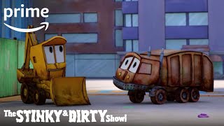 The Stinky amp Dirty Show Season 2  Exclusive Ramp Mud Map  Prime Video Kids [upl. by Ylrebmic694]