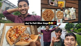 Itna Mehnga Pizza🥲  Delhi Aerocity Vlog aerocity pizza food [upl. by Rednasyl]