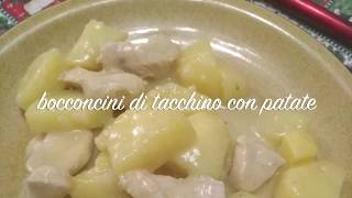 cuisine companion moulinex tacchino con patate pavo con papasturkey with potatoes [upl. by Refiffej]