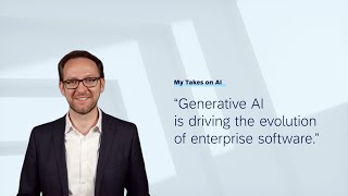 Thomas Saueressig Generative AI is Driving the Evolution of Enterprise Software  My Takes on AI [upl. by Joyce171]