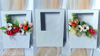 Cara membuat flower box mudah dari kardus  Diy flower box [upl. by Kennedy]