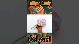 Lollipop Candy  How to make paper candy  School paper Craft [upl. by Mellar]