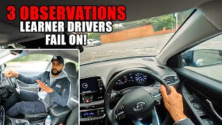 3 OBSERVATIONS You Must Do To PASS Your Driving Test [upl. by Itsim]