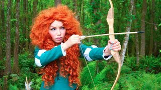 Disneys BRAVE Merida Makeup Tutorial [upl. by Vinay820]