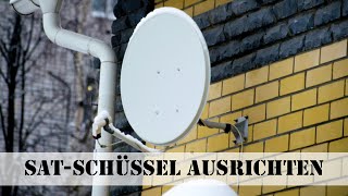 Satellitenschüssel ausrichten [upl. by Blair]