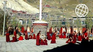 Sakya Monastery Shigatse Tibet Amazing Places [upl. by Arad339]