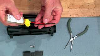 How to Install an AR15 Ejection Port Cover Presented by Larry Potterfield of MidwayUSA [upl. by Htrowslle671]