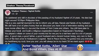 Actor Yaphet Kotto Alien Star And Bond Villain Dies At 81 [upl. by Mcdonald488]