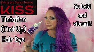 Kiss Tintation Tint Up SemiPermanent Hair Color Review [upl. by Cowen]