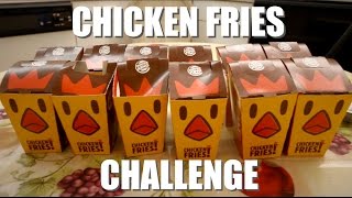 BURGER KING CHICKEN FRIES CHALLENGE 108 COUNT [upl. by Yelsehc]