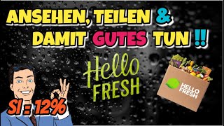 hellofresh 12 SHORTINTERESTHELLOFRESHAKTIE gutestun aktiencheck 🍱🇩🇪🥗MoFr neu [upl. by Dosi]