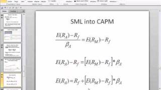 Excel Finance Class 110 Security Market Line SML amp Capital Asset Pricing Model CAPM [upl. by Shane]