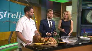 How to make panettone French toast with Estrella Sunset chef  Lance Bass [upl. by Cresida]