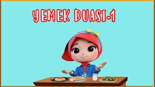 Yemek Duası 1  Yemek Duası Türkçe  Yemek Duası Ezberle  Didiyom Tv [upl. by Lekcim]