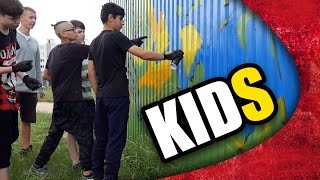 KIDS ARE PAINTING GRAFFITI [upl. by Debra]