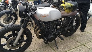 Yamaha XS 750 1978 Walkaround  Cafe Racer Scrambler Brat build [upl. by Chemosh]